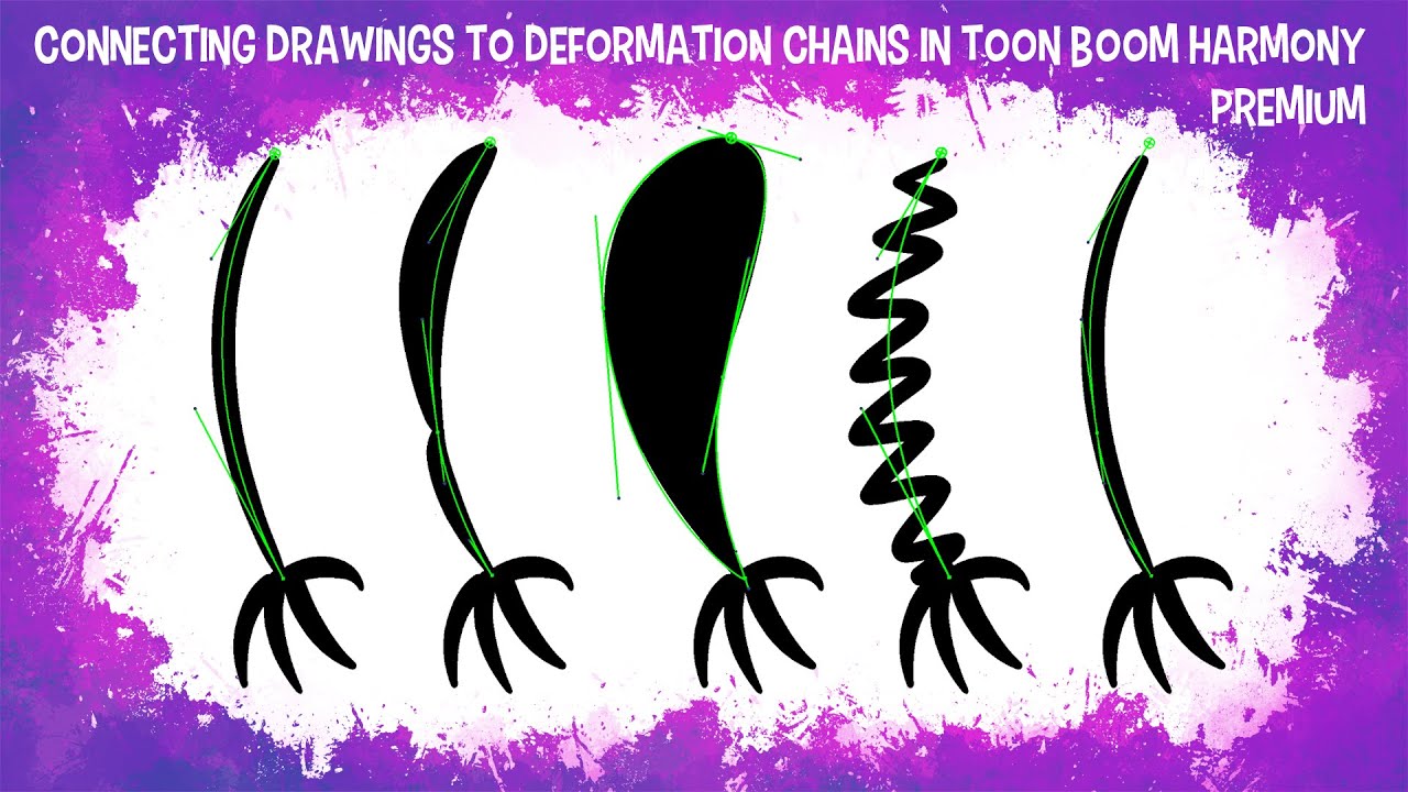 Connecting Drawings to Deformation Chains in Toon Boom Harmony Premium