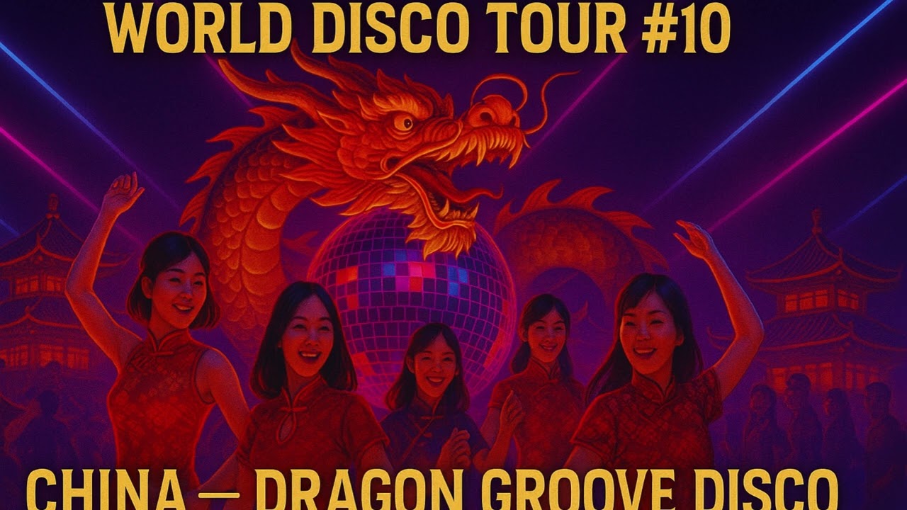 #ChinaDisco #WorldDiscoTour #DragonGrooveDisco #ChineseMusic #DragonDance #NeonLights #AsianRhythms
