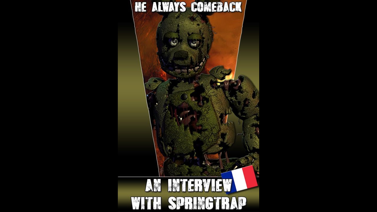 [SFM] An interview with Springtrap [ FanDub FR ]