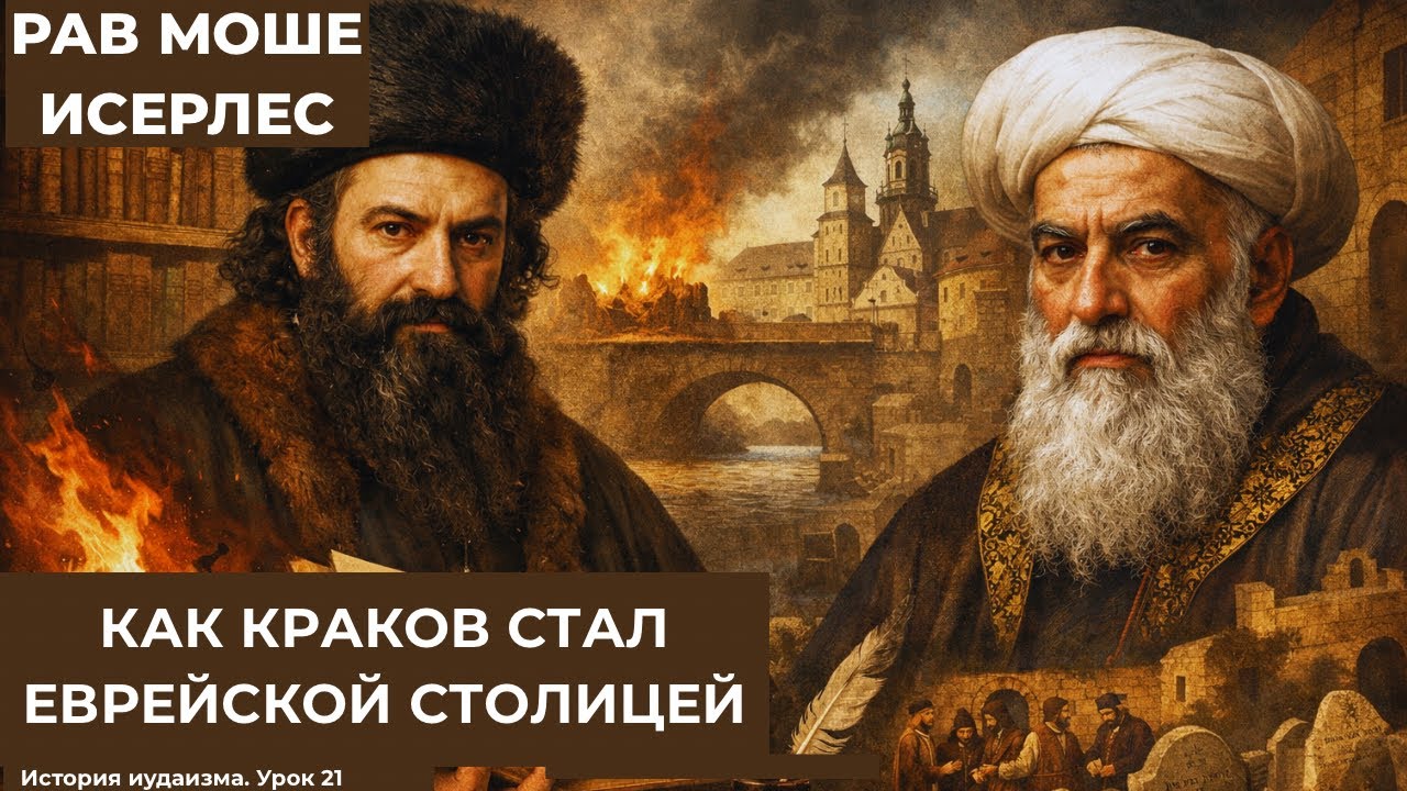 Как Краков стал столицей еврейской Европы - раби Моше Исерлес (Рама)