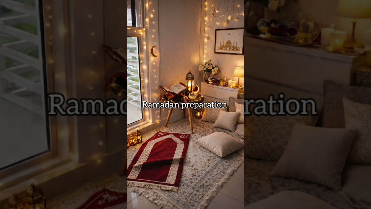 Ramadan decoration Ramadan Preparation 2026 | Cozy Home Decor Setup for Iftar & Prayer Corner 🌙✨