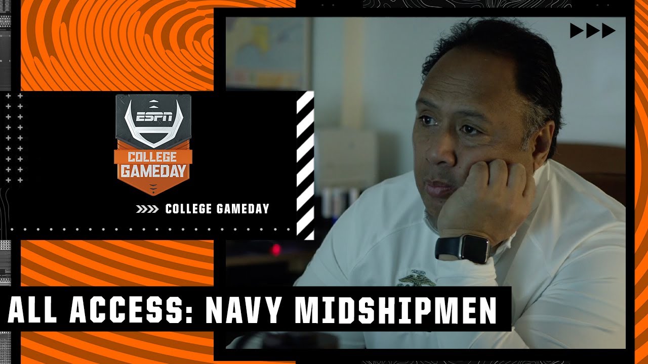 Navy All Access: день из жизни главного тренера Кена Ниуматаллоло | College GameDay