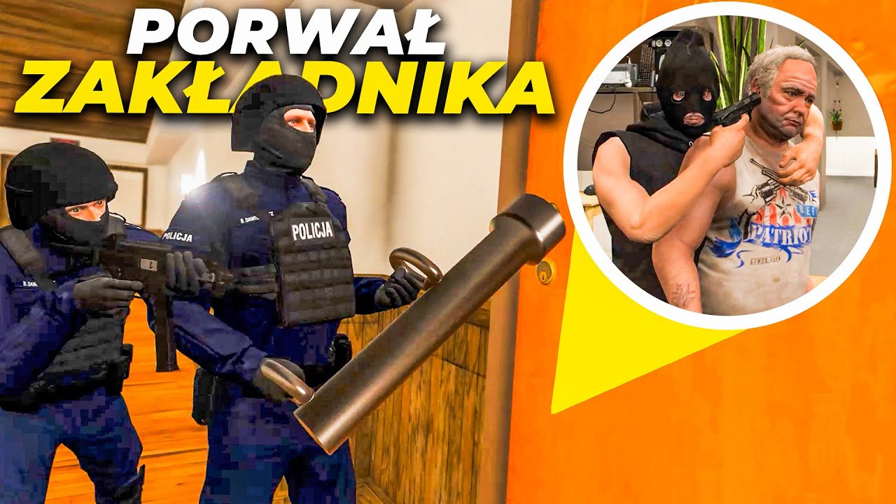 Polska Policja - MUSIELIŚMY UWOLNIĆ ZAKŁADNIKA?😲| Prewencja | LSPDFR