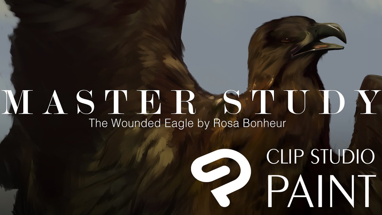 Master Painting Study - The Wounded Eagle (1870) by Rosa Bonheur - Timelapse