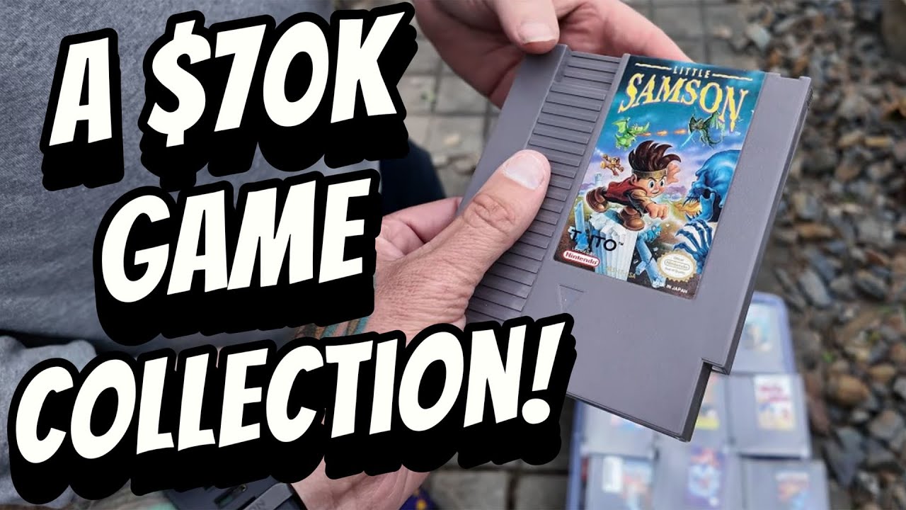 He bought a 70K Video Game Collection!