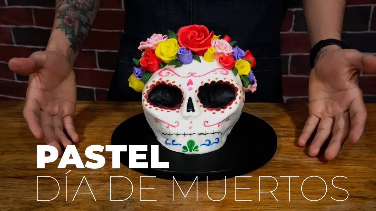 💀Aprende a hacer una CALAVERA DE AZÚCAR para tu PASTEL DE DÍA DE MUERTOS | FonQui