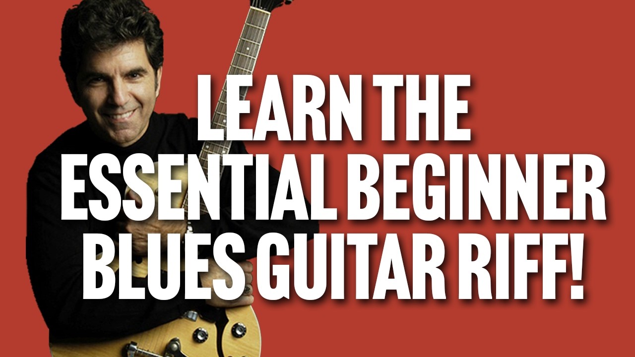 Beginner Blues Guitar Riff 🎸 | Easy 12 Bar Blues Lesson for Beginners