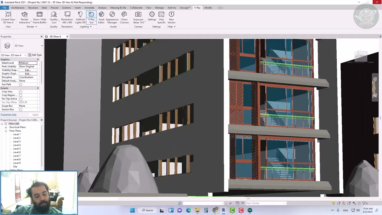 vray sun & sky in revit