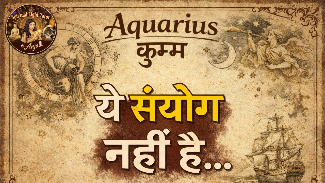 Aquarius ♒️ ( कुंभ राशि ) “ये संयोग नहीं है…”