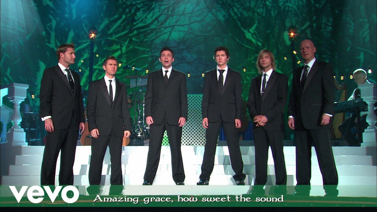 Celtic Thunder - Amazing Grace (Live From Poughkeepsie, 2010) (Lyric Video) (Official)