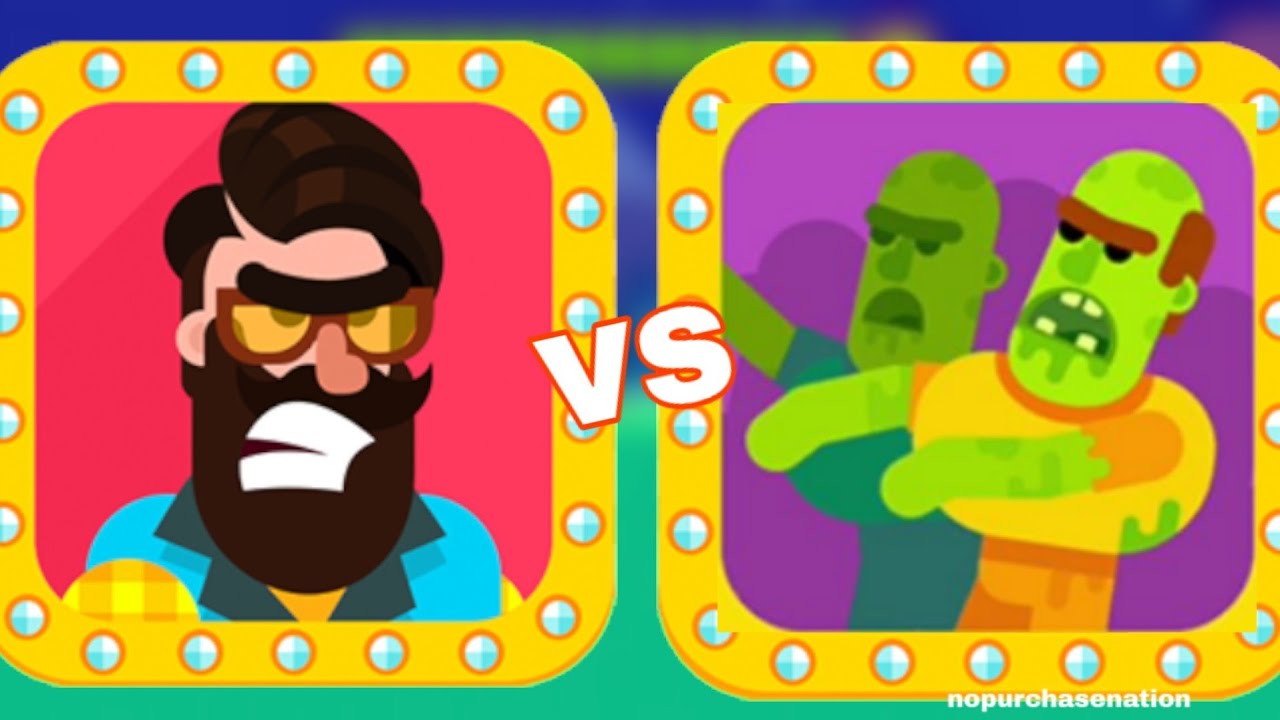 Bowmasters - Terrance vs Zombies | 10 Waves