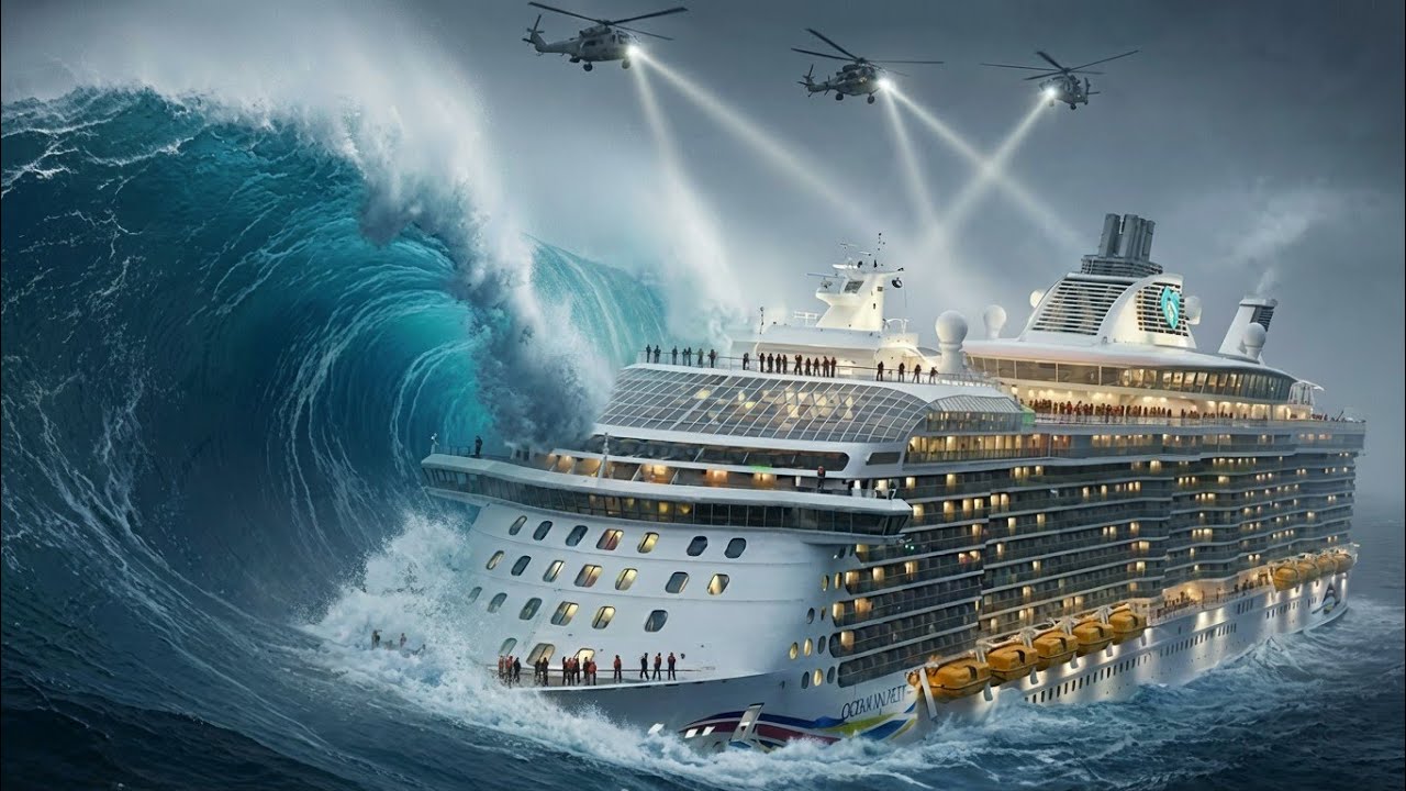 When a MONSTER WAVE Strikes a $200 Million LNG Ship... Incredible Footage!
