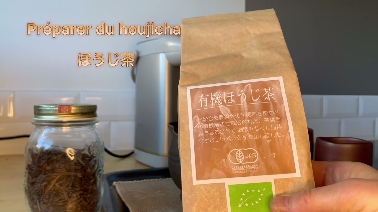 Préparer du houjicha
