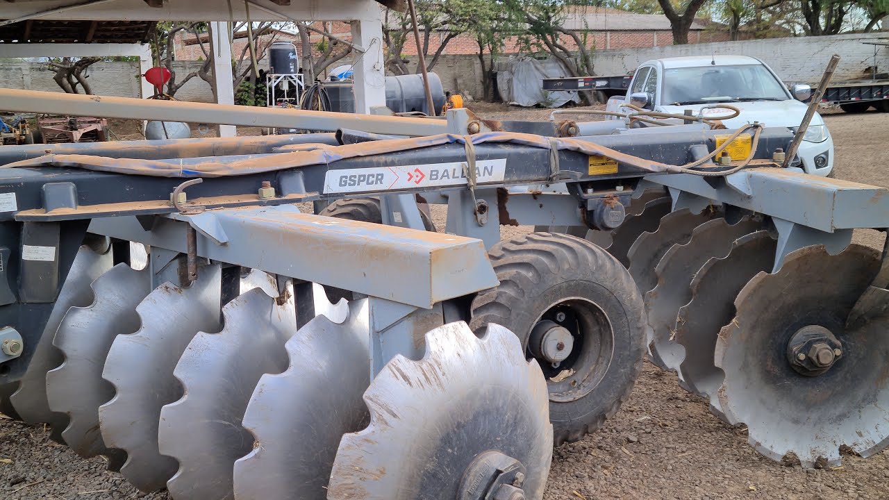 Rastra aradora super pesada BALDAN 18 discos de 36