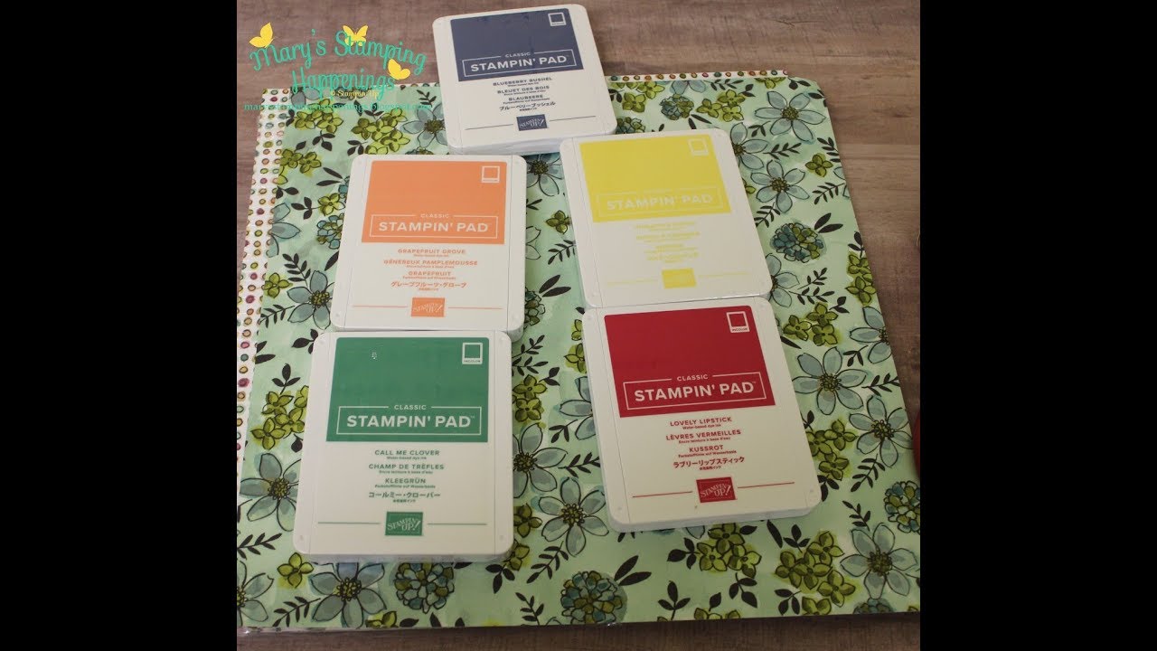 Beggining Stamping 101 Opening New Ink Pads