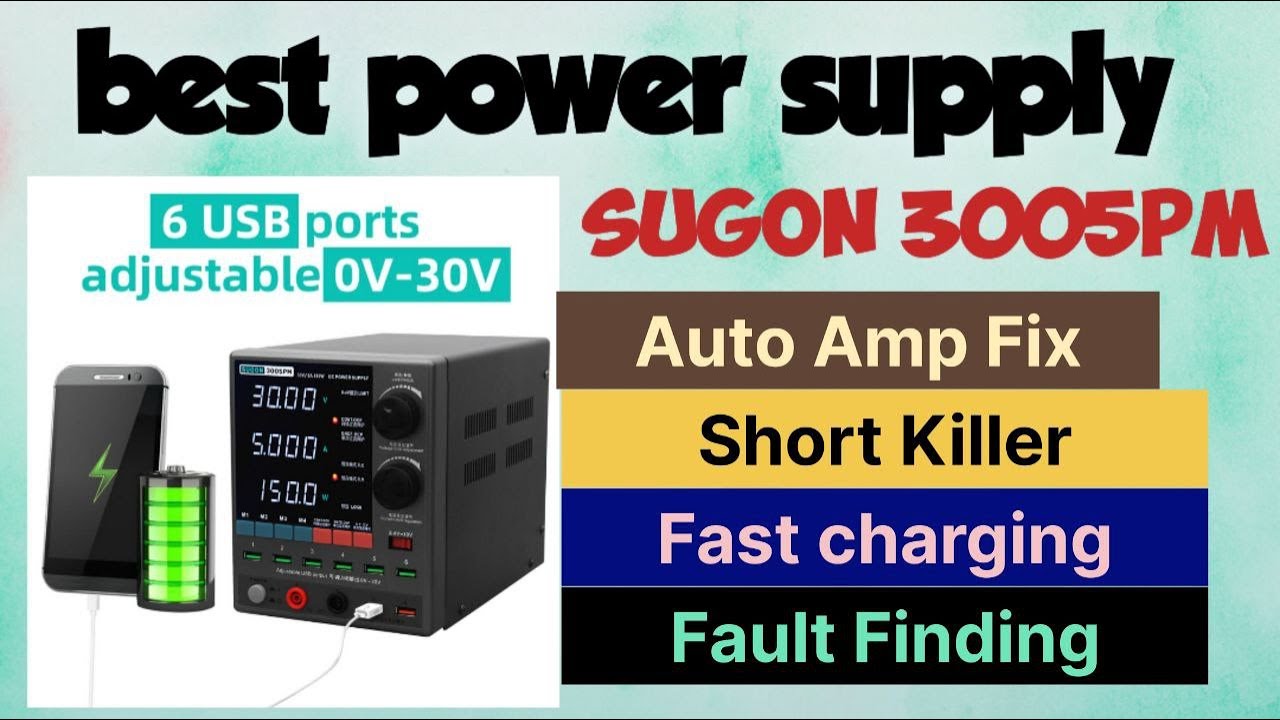 SUGON 3005PM : Meilleure Alimentation Stabilisée 30V 5A | Performance et Précision Inégalées!