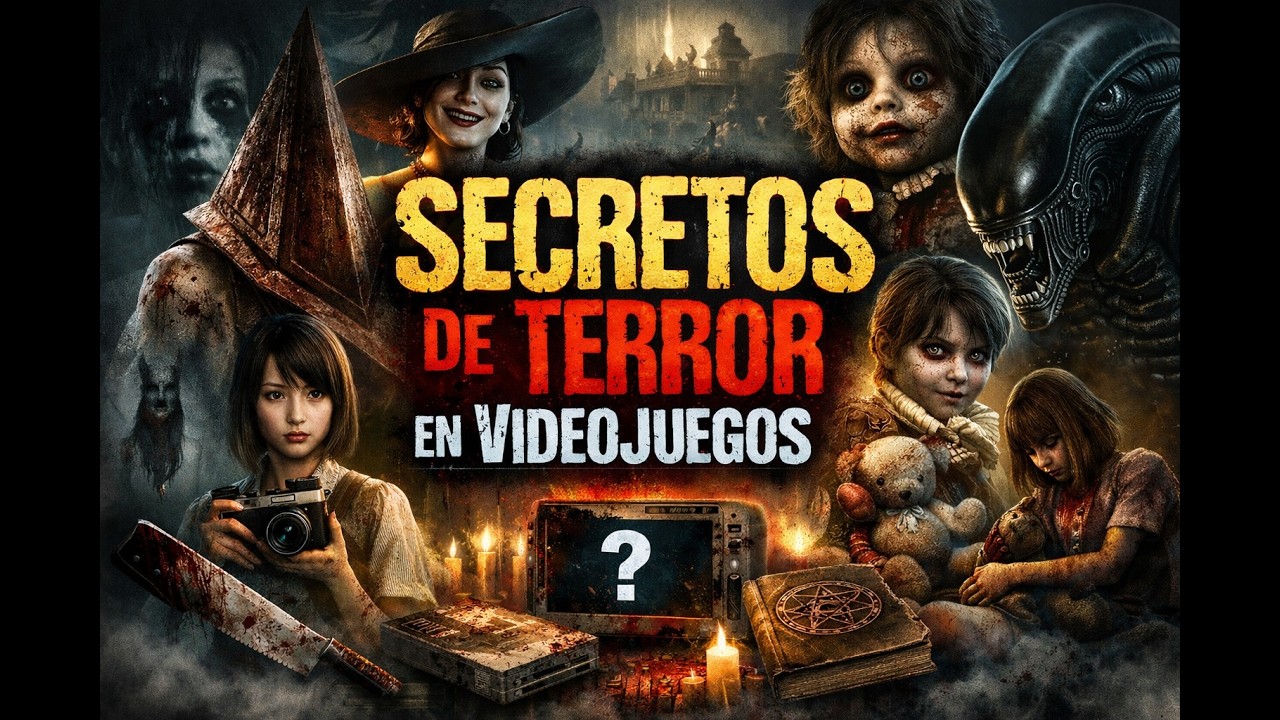 10 Secretos de Juegos de Terror que NO debiste conocer 🚫💀 #residentevilrequiem #survivalhorror