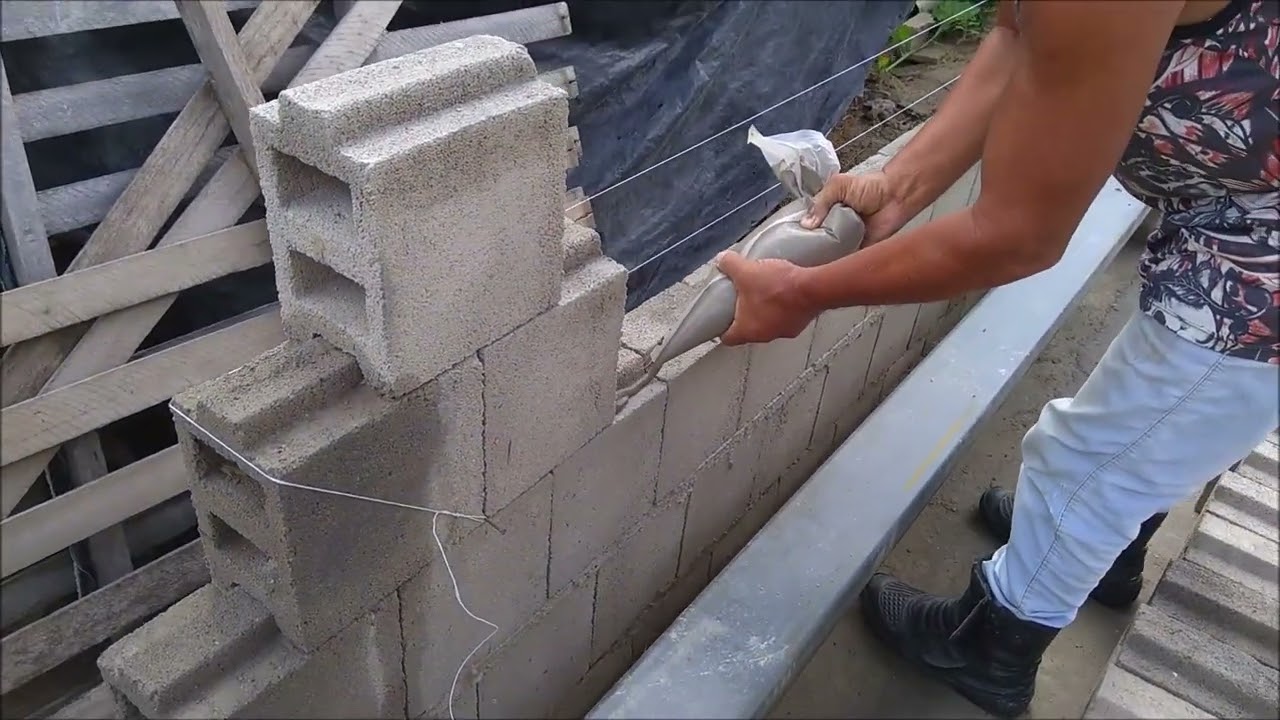 MATERIAL E ASSENTAMENTO DOS BLOCOS UNIBLOCK