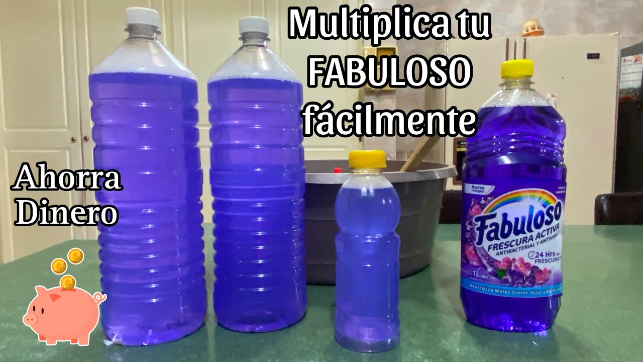 COMO MULTIPLICAR TU LIMPIADOR DE PISOS FABULOSO CON POCO DINERO