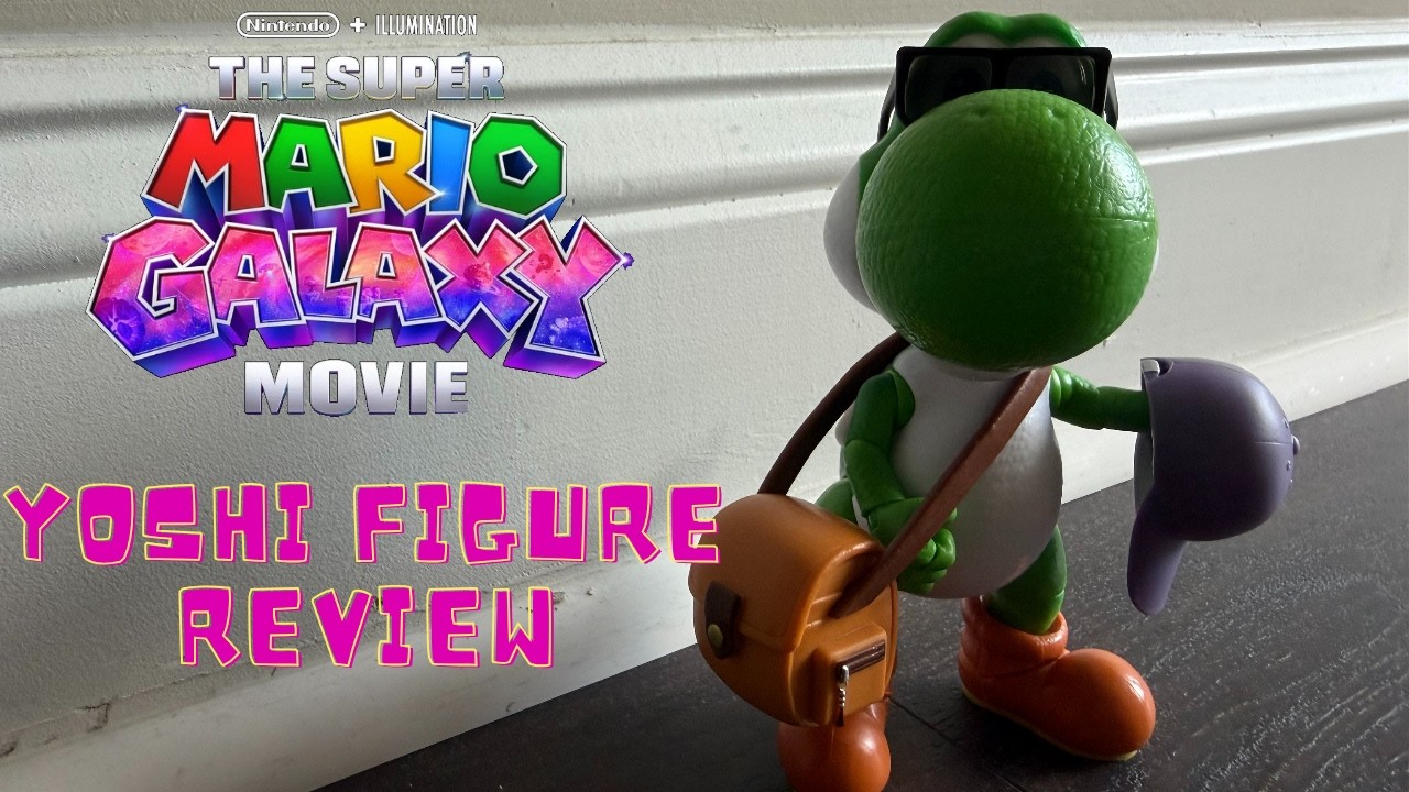 Super Mario Galaxy Movie Yoshi Figure Unboxing and Review!