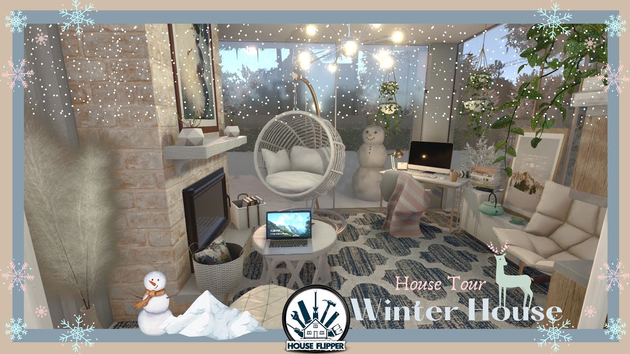 House Flipper|Cozy Winter House (Winter Update 2022)|Before&After