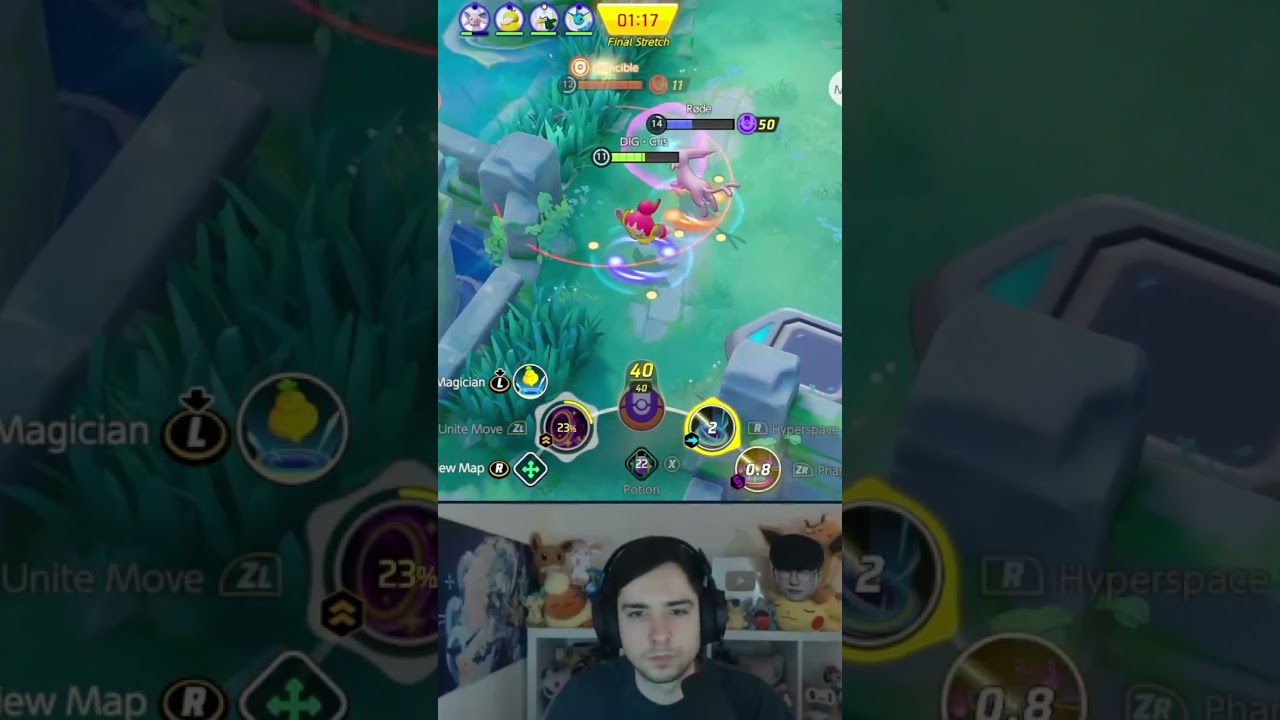 HOOPA baits the Enemy Team | Pokemon Unite