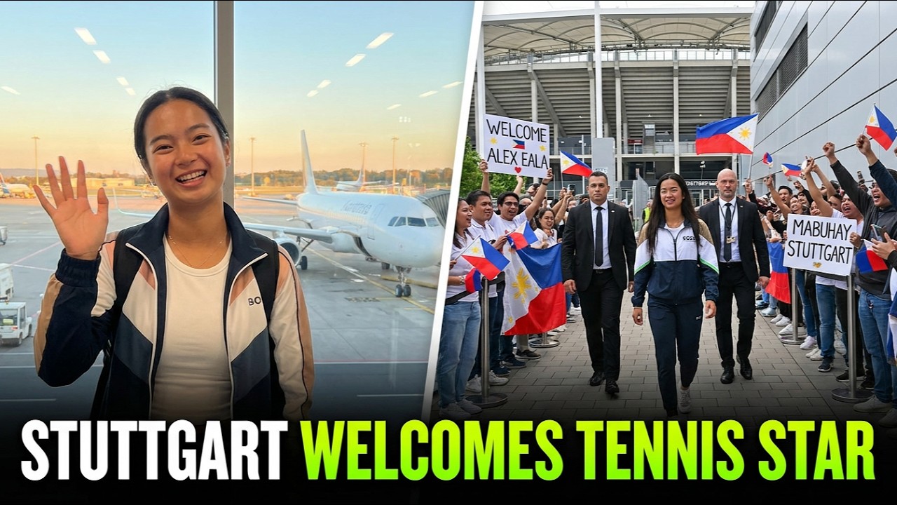 CROWD GOES WILD! Alex Eala Arrives Like A QUEEN In Stuttgart &mdash; Filipinos Already WAITING!