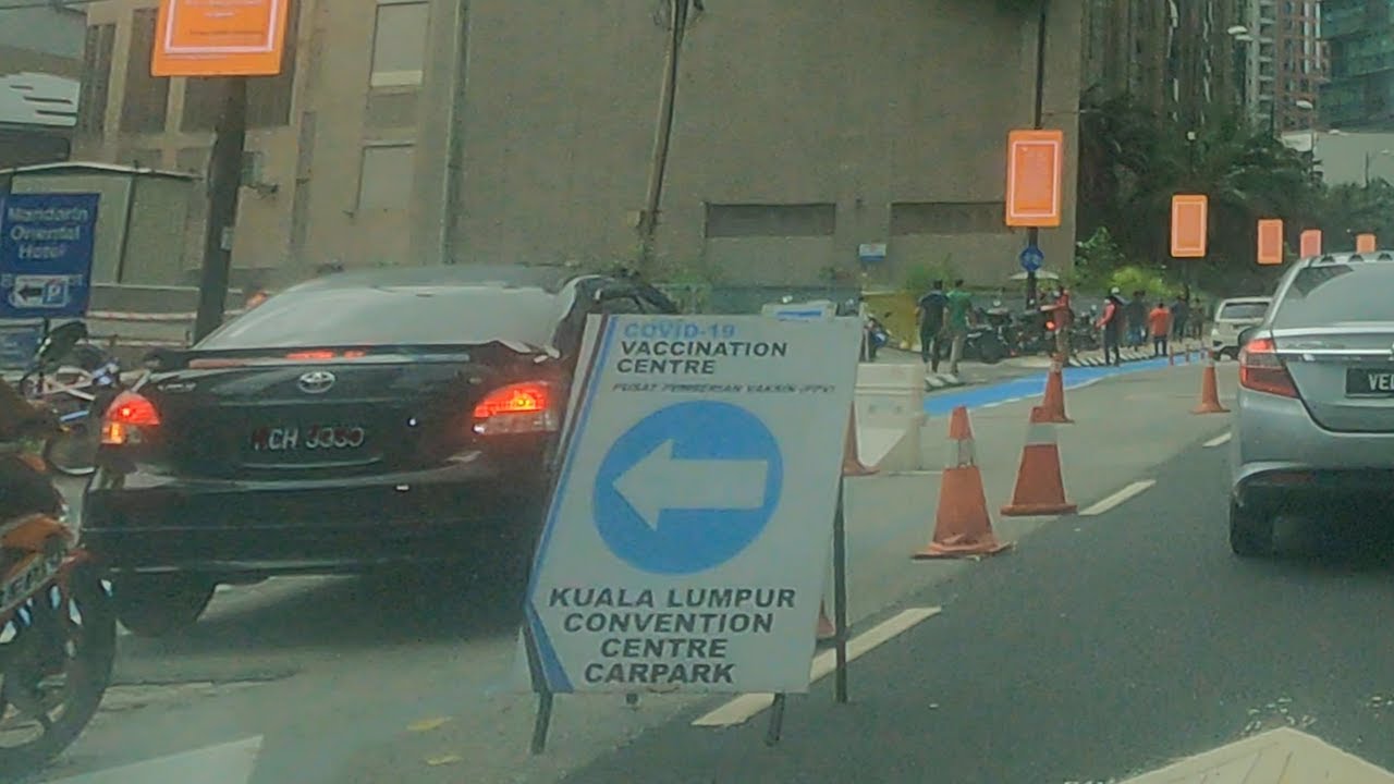 [5K 4:3 vid] Drive To PUSAT PEMBERIAN VAKSIN PPV PUSAT KONVENSYEN KUALA LUMPUR KLCC via SMART Tunnel
