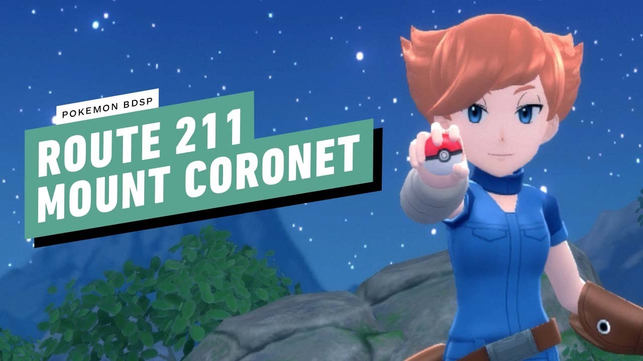 Pokemon Brilliant Diamond Shining Pearl Walkthrough Part 29 - Route 211, Mount Coronet