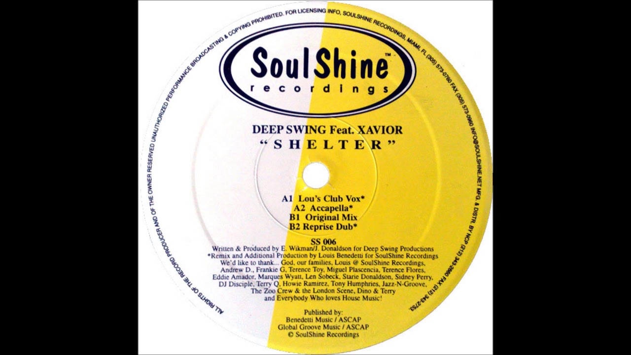 Deep Swing - Shelter (Lou's Club Vox)