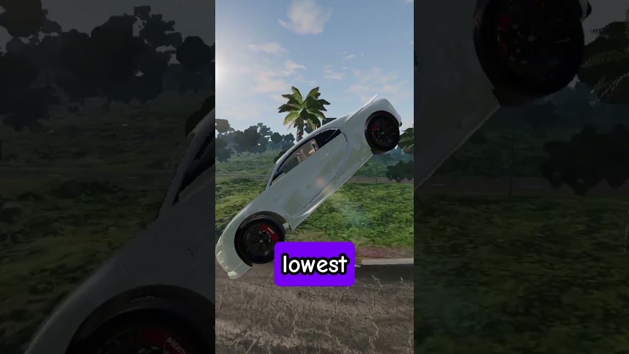 Ultra vs Lowest graphics in BeamNG.drive 