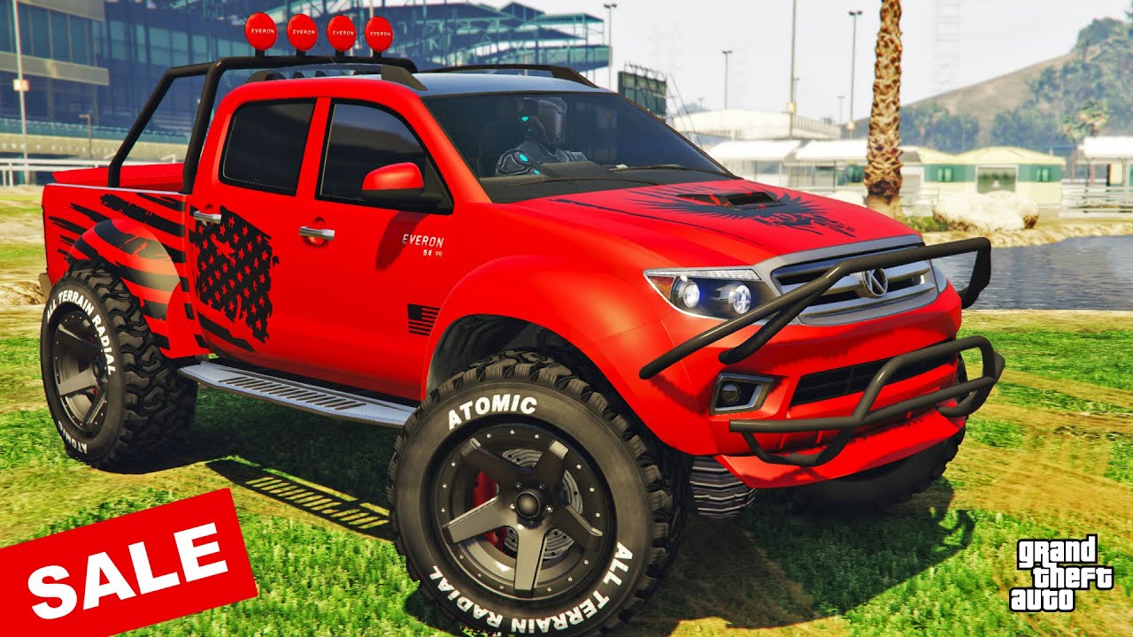 GTA 5 Online | Everon Review & Best Customization | SALE | Toyota Hilux AT37 | NEW DESIGN | 4x4