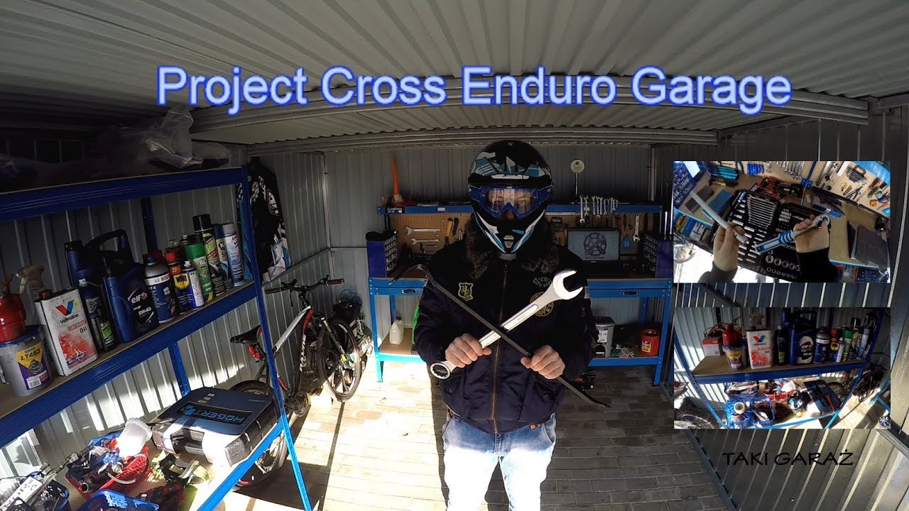 Zaje*isty garaż na motocykle | Project Cross Enduro Vlog