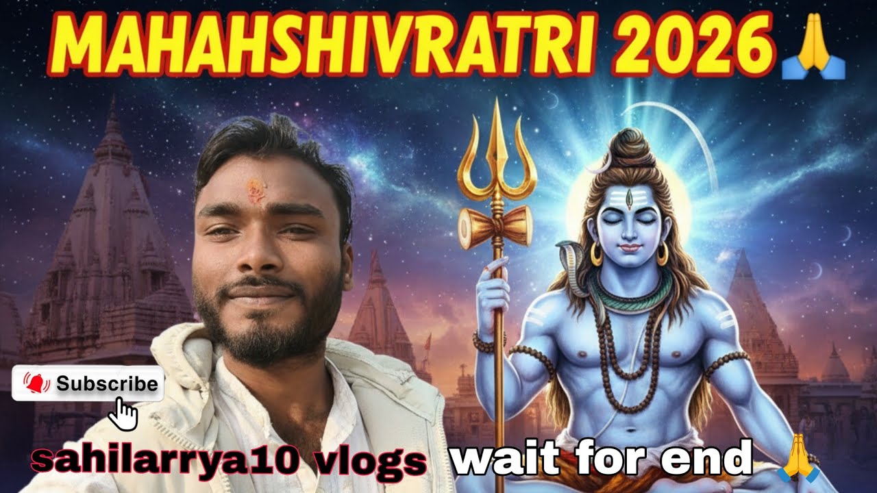 Shilanath dham 🙏 mahashivratri 🙏 🚩 2026 vlog jaynagar 🤗 Wait for end 😎 #harharmahadev 
