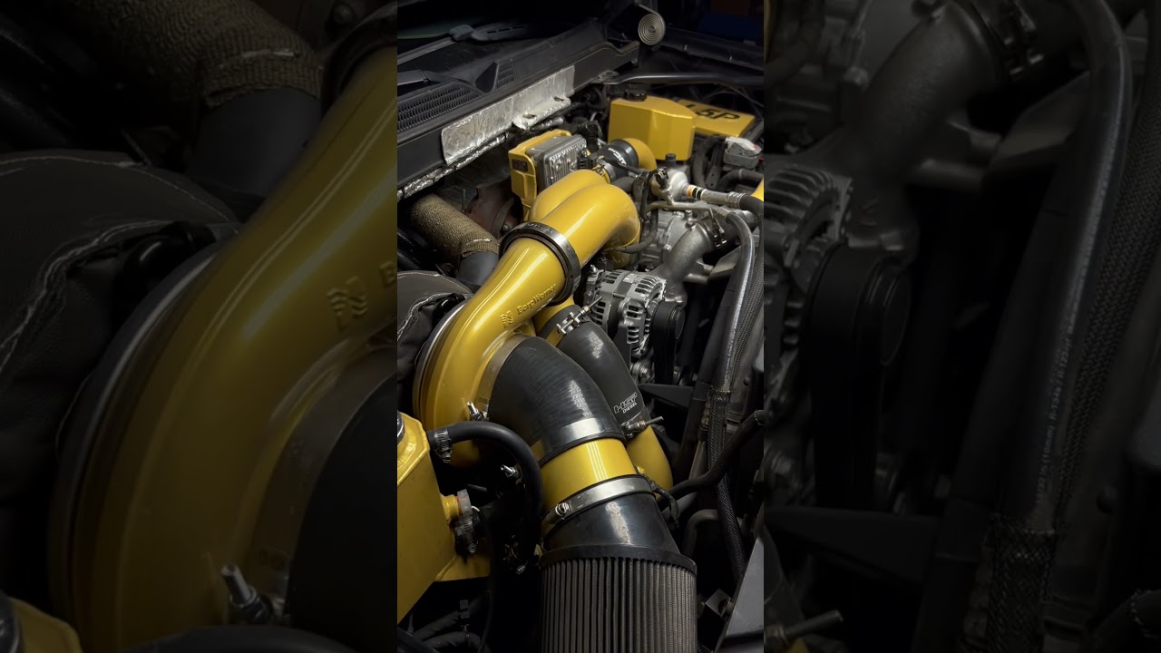 Building a compound turbo L5P 🔧 #l5p #compoundl5p #duramax
