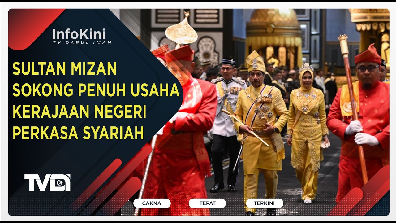 Sultan Mizan Sokong Penuh Usaha Kerajaan Negeri Perkasa Syariah