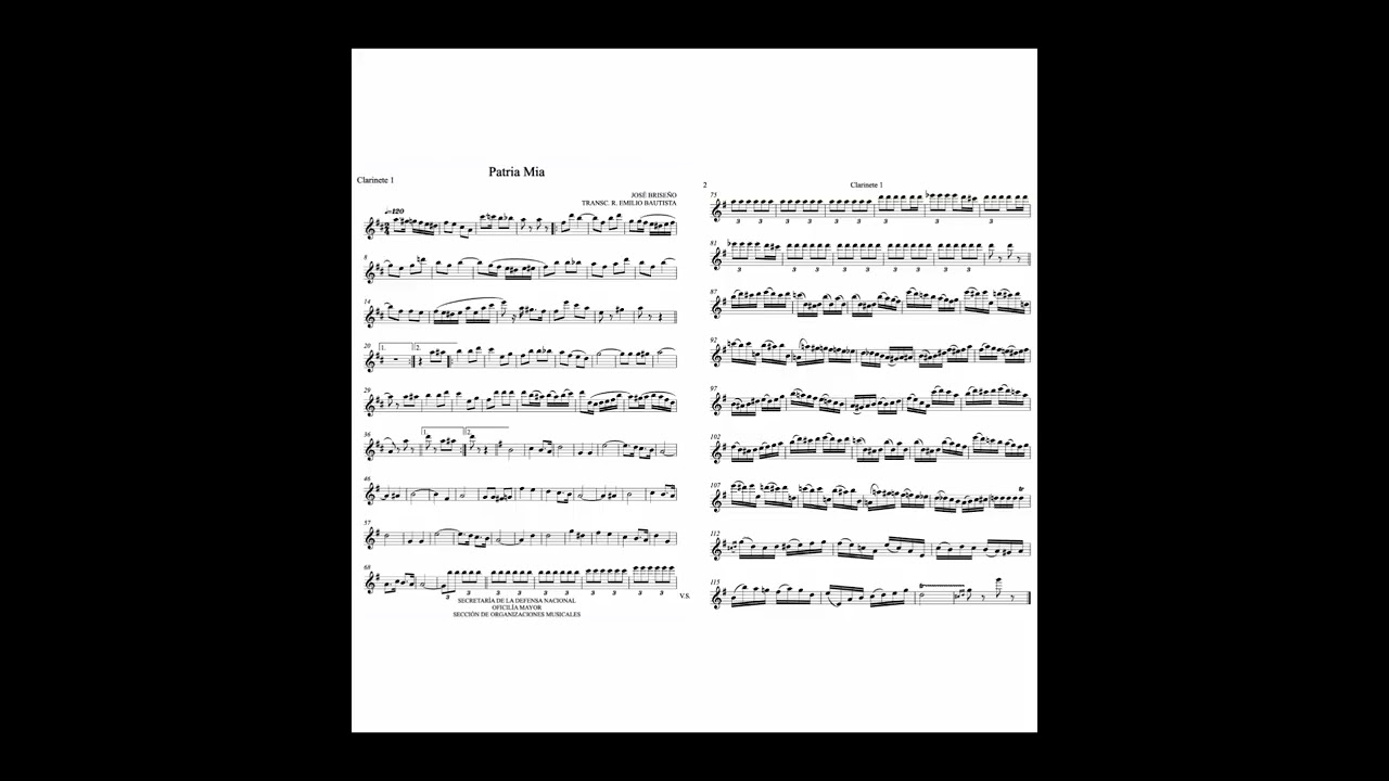 Patria Mia - Jos&egrave; Briseno (Marcia militare)