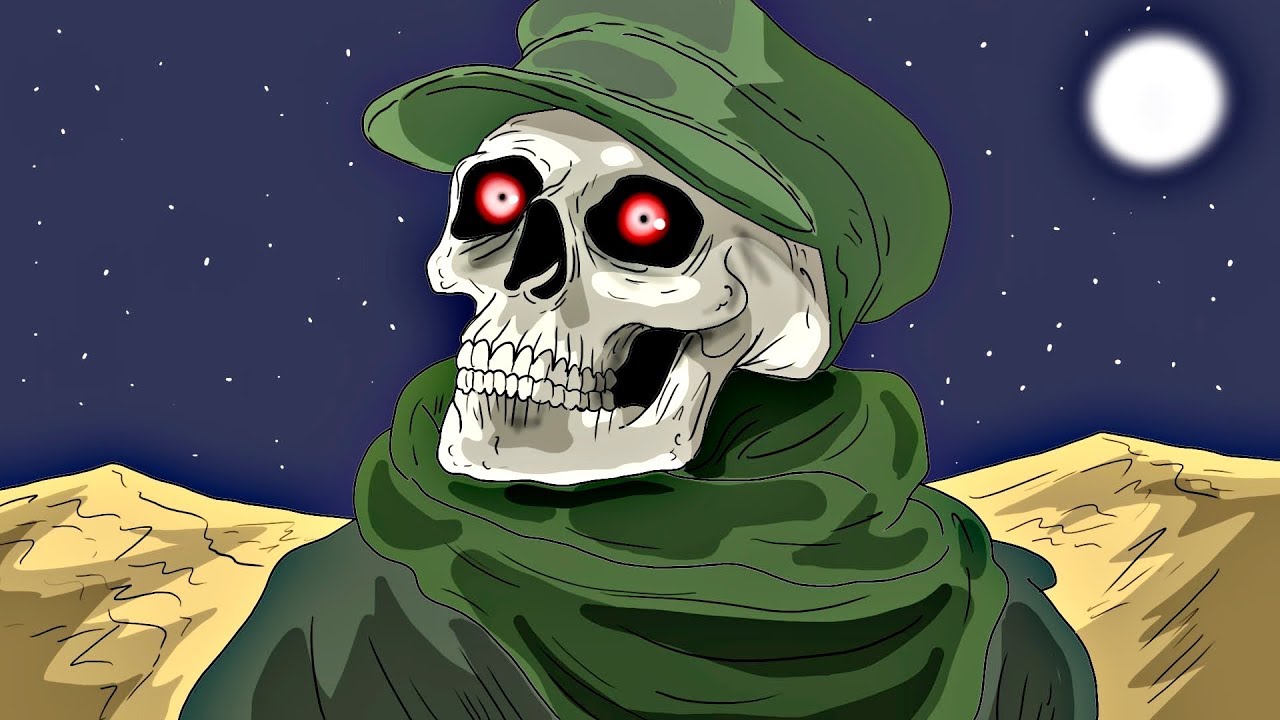 Fantasma misterioso aparece en un desierto embrujado