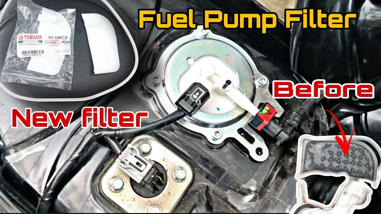 YAMAHA EZ 115 - Tukar Fuel Pump Filter 15,000kmh / 20,000kmh Mileage