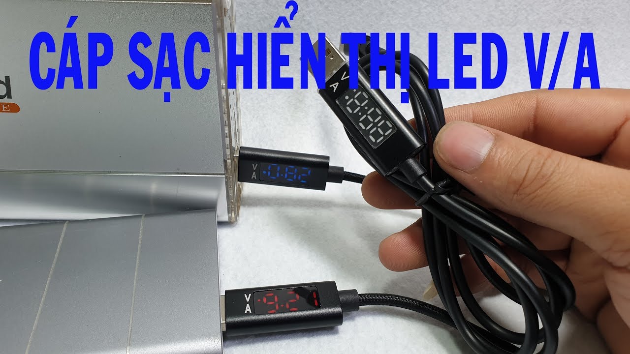 Tr&ecirc;n Tay Cable sạc/dữ liệu 3.0 Type-C Micro USB LED V.A