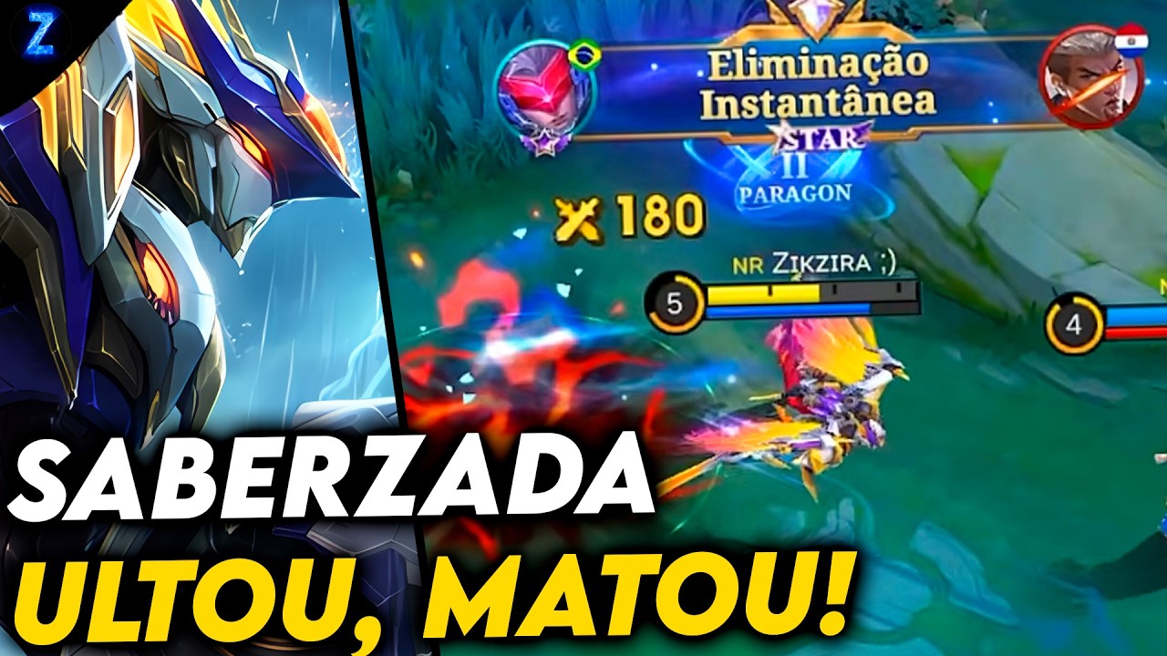 O JEITO QUE ELE &Eacute; ROUBADO N&Atilde;O TEM EXPLICA&Ccedil;&Atilde;O! - SABER GAMEPLAY | Mobile Legends
