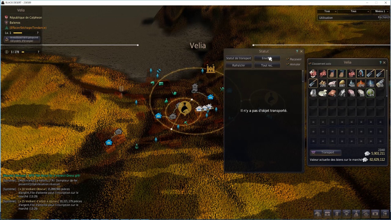 Black desert online Tutorial Commerce pour débutant