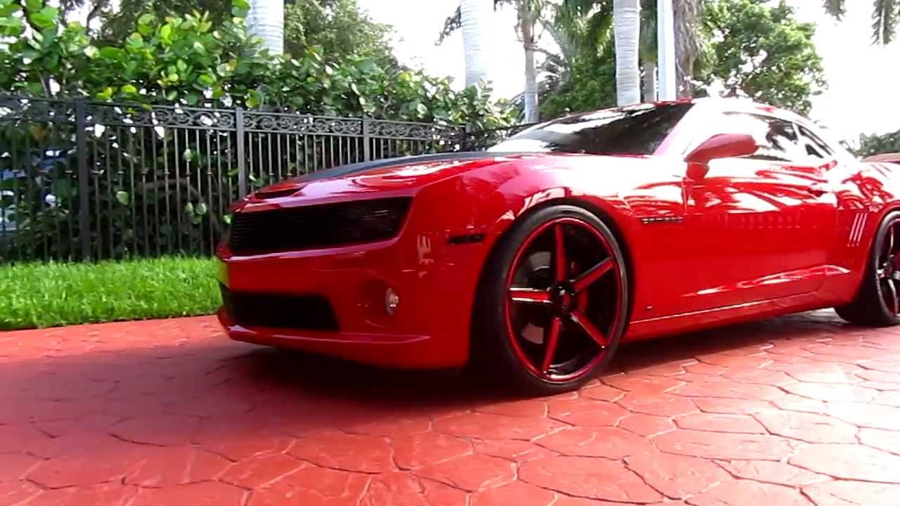 Supercharged 2010 Camaro SS on Forgiatos by Advanced Detailing of South Florida