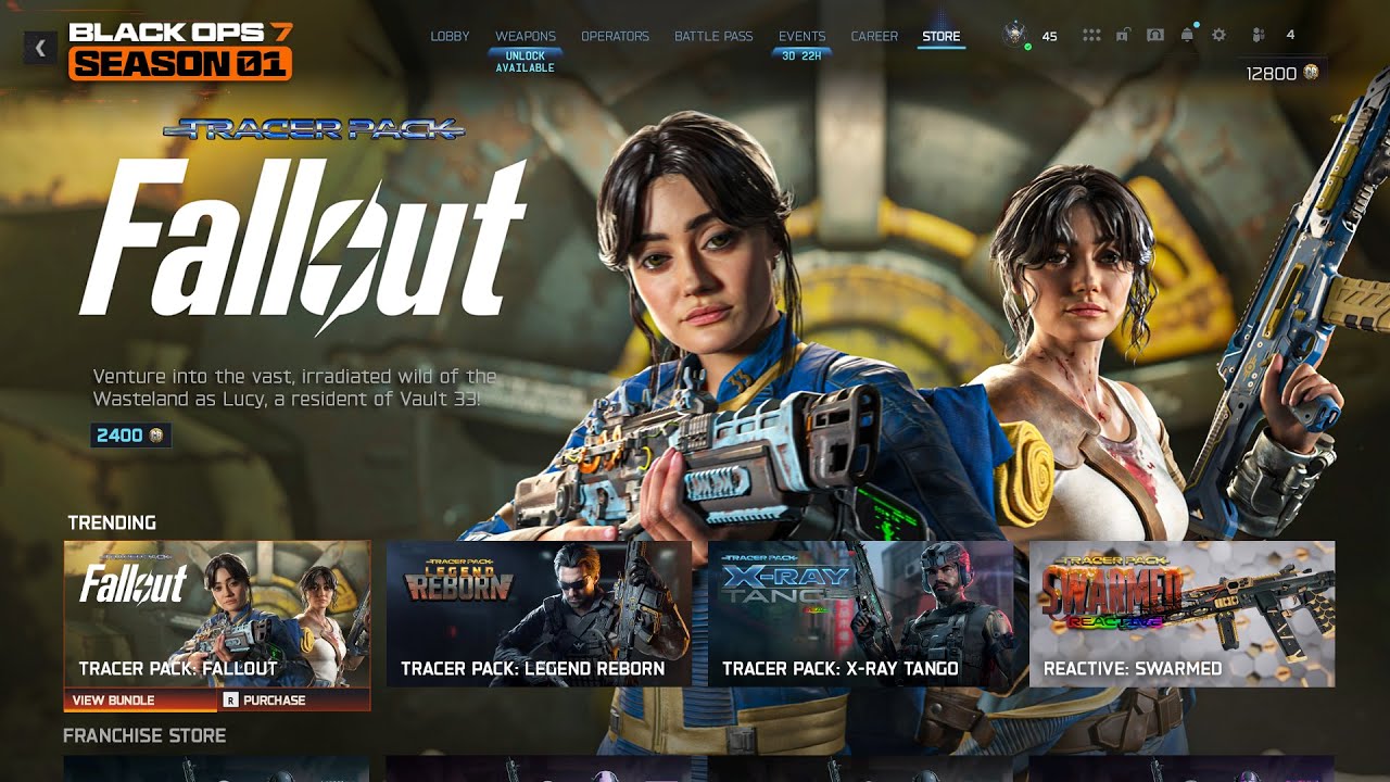 ALL Black Ops 7 Fallout Crossover Bundles & Rewards Showcase&hellip; (Ghoul, Lucy & Maximus)