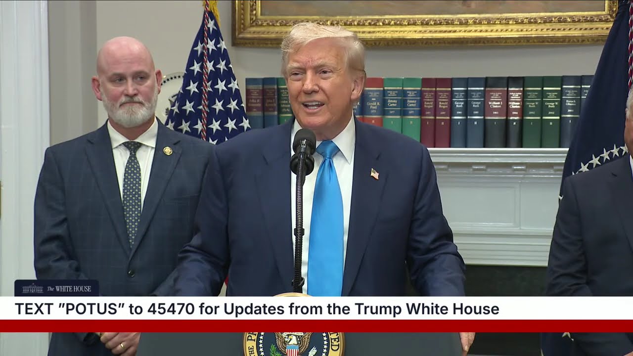 President Trump Signs Congressional Bill, July 30, 2025