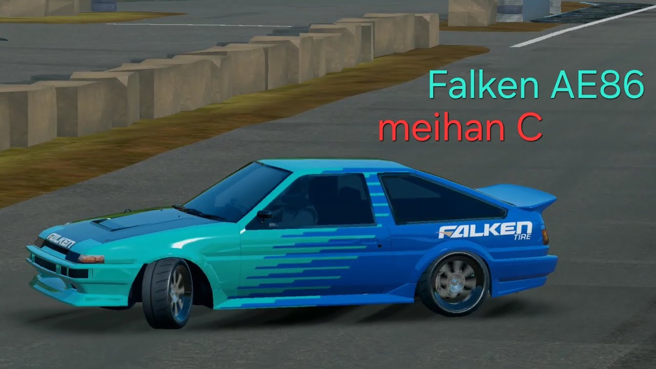 [ Assolutto Racing ] Meihan C Falken AE86 DRIFT PRACTICE