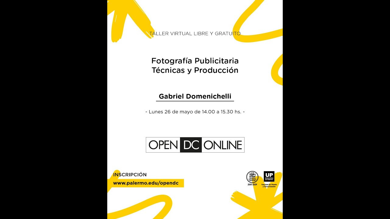 Fotografía Publicitaria Técnicas y Producción | Open DC 2025