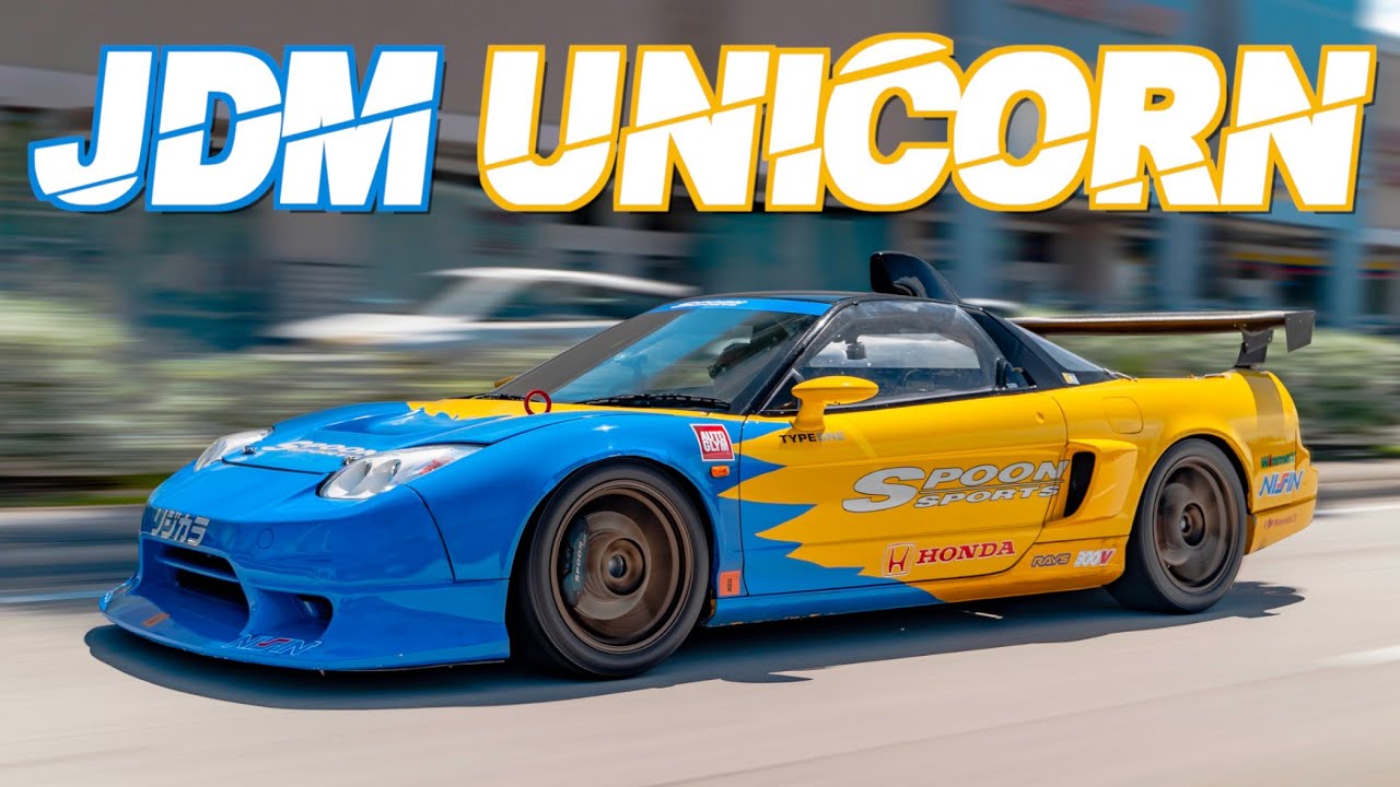 SPOON HONDA NSX-R TURBO Cruisin' Streets of Miami! “JDM LEGEND
