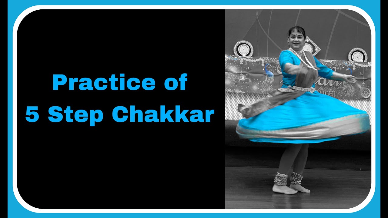 Practice of kathak chakkar- 5 Step chakkar
