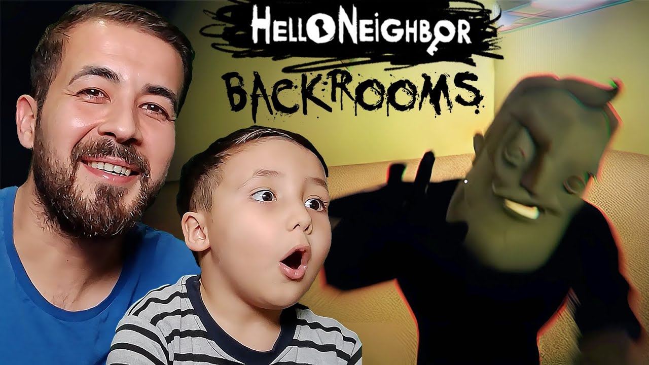 Bıyıklı Backrooms'da! 😨 | Hello neighbor Backrooms Mod
